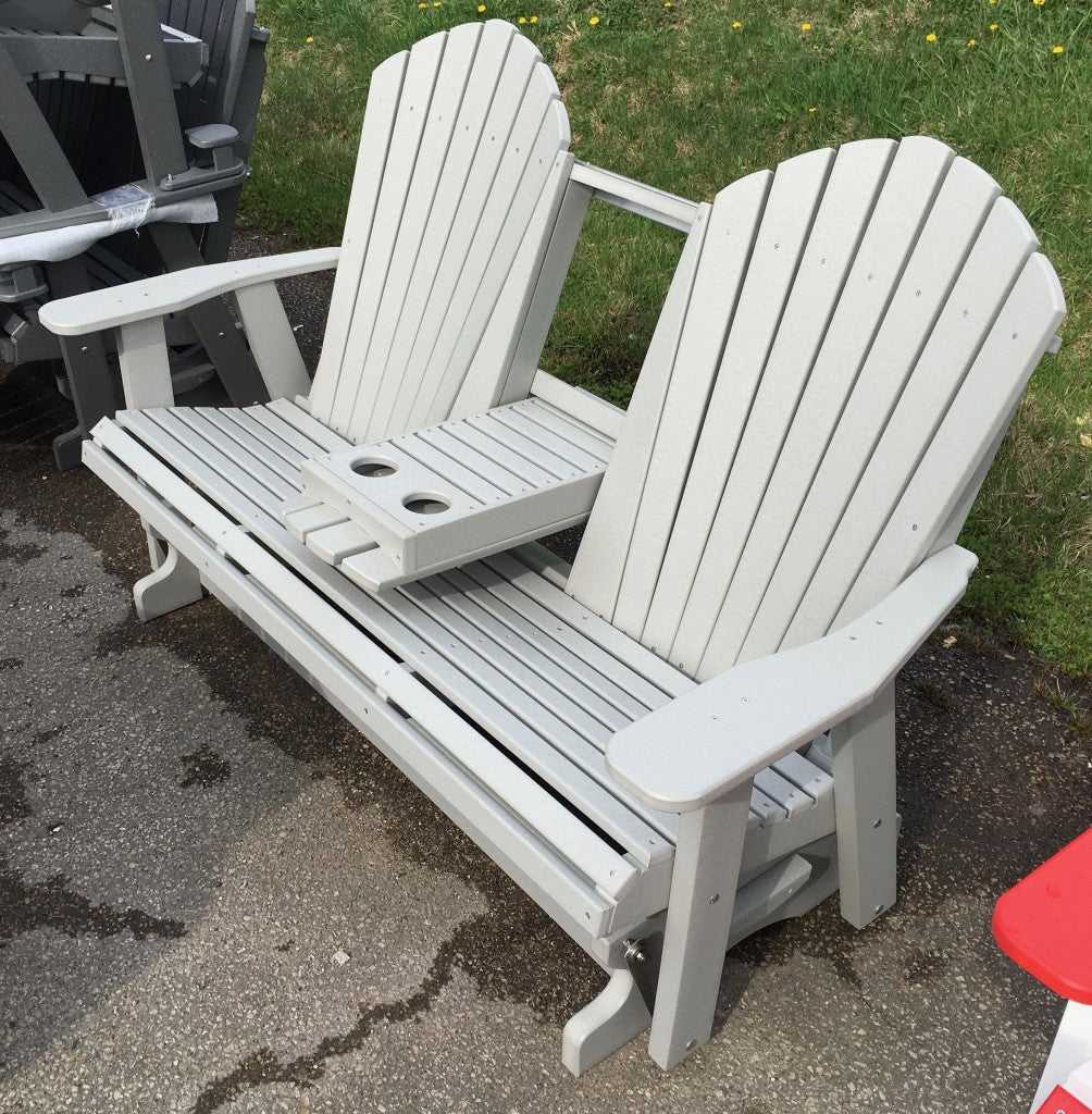 Poly 5′ Adirondack Glider with Fold Down