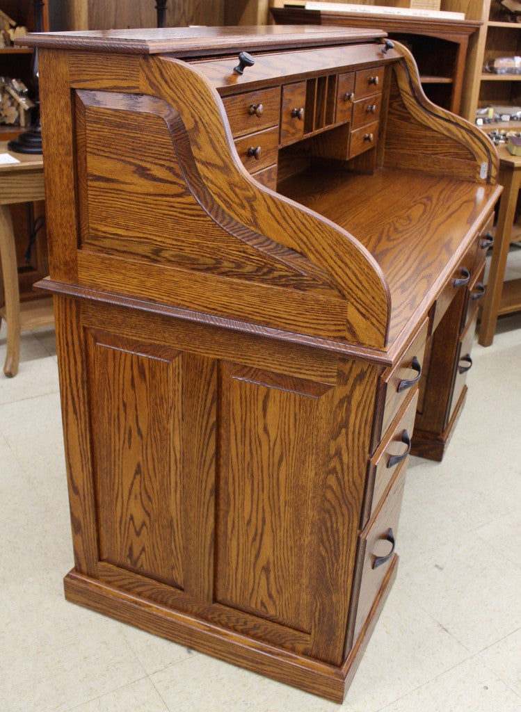 54″ Regency Rolltop Desk with Base Trim