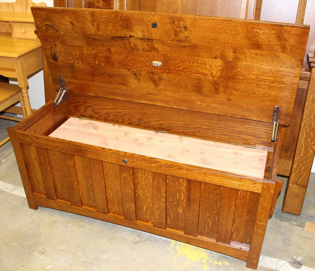 Gun Chest - Blanket Chest from the Outside, Gun Cabinet Inside