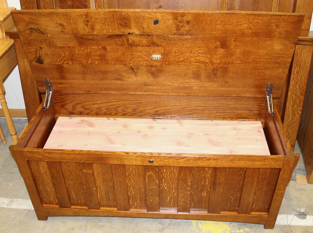 Gun Chest - Blanket Chest from the Outside, Gun Cabinet Inside