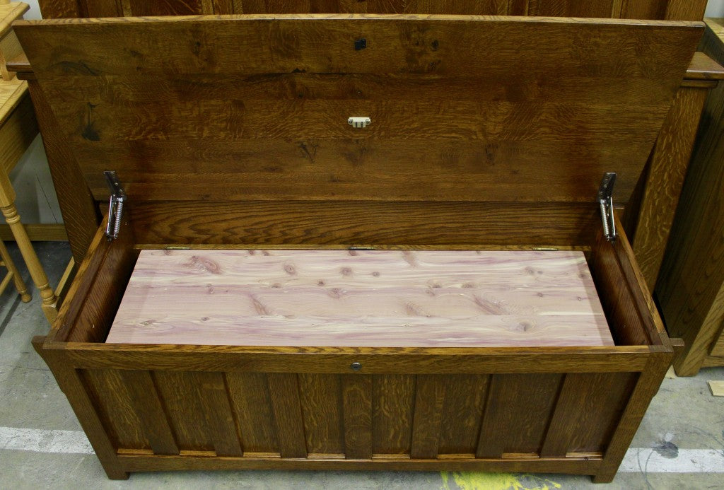 Gun Chest - Blanket Chest from the Outside, Gun Cabinet Inside