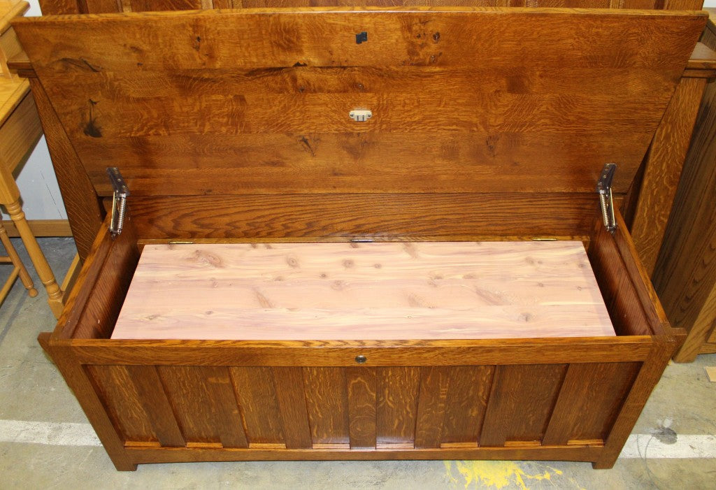 Gun Chest - Blanket Chest from the Outside, Gun Cabinet Inside