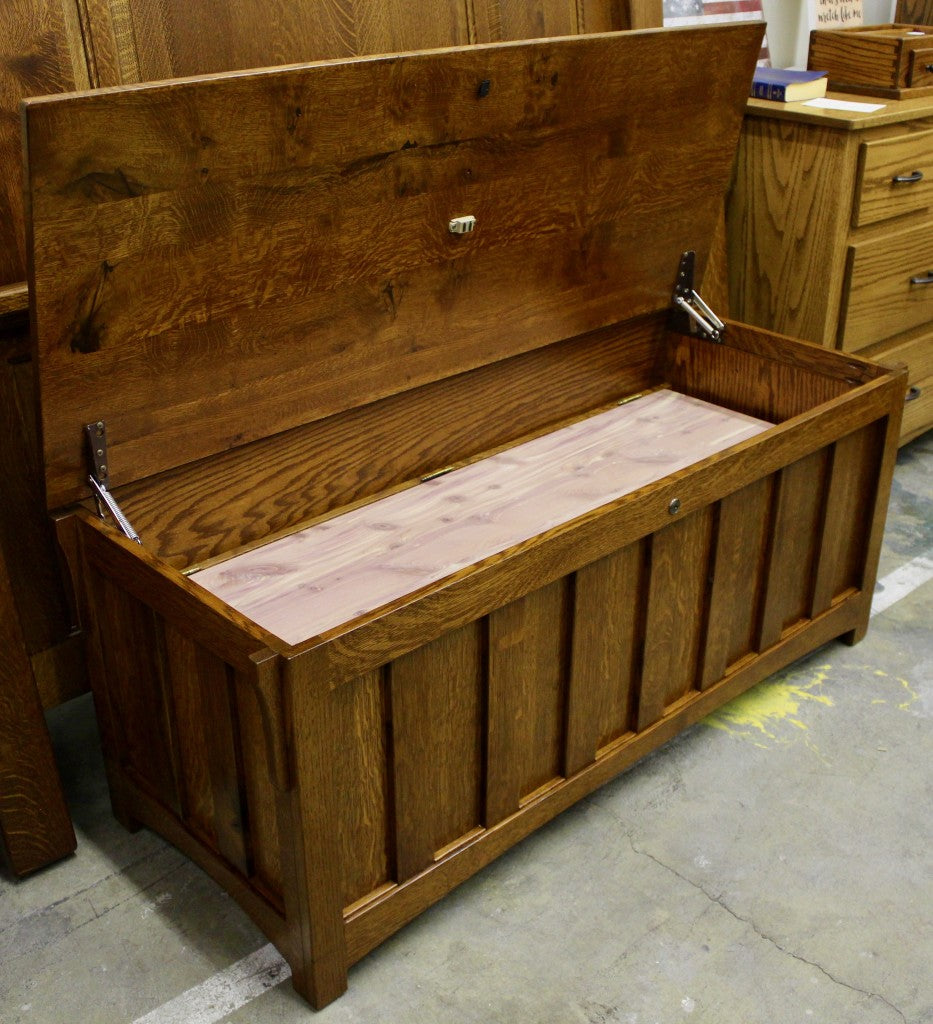 Gun Chest - Blanket Chest from the Outside, Gun Cabinet Inside