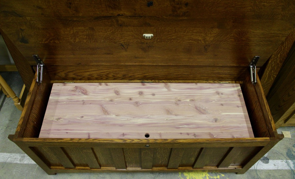 Gun Chest - Blanket Chest from the Outside, Gun Cabinet Inside