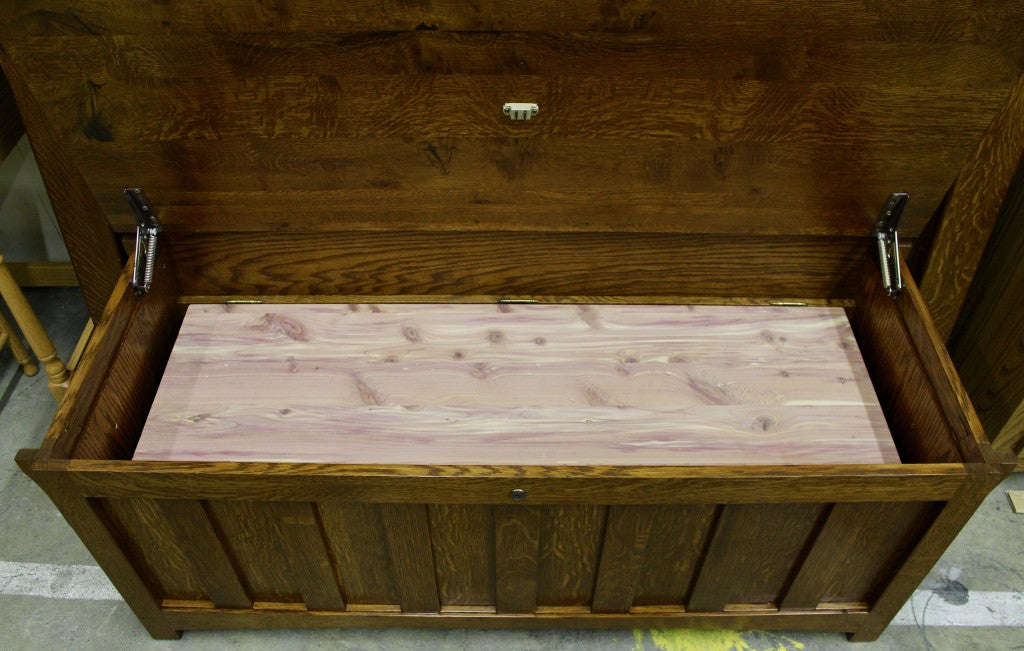 Gun Chest - Blanket Chest from the Outside, Gun Cabinet Inside