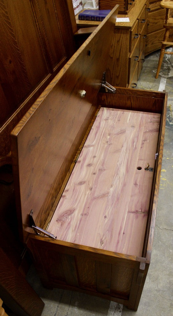 Gun Chest - Blanket Chest from the Outside, Gun Cabinet Inside