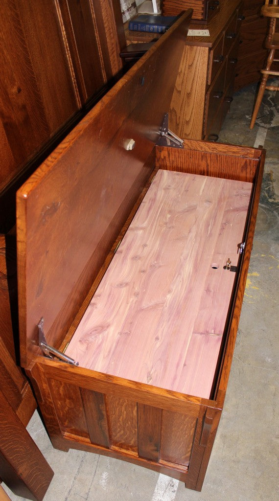 Gun Chest - Blanket Chest from the Outside, Gun Cabinet Inside