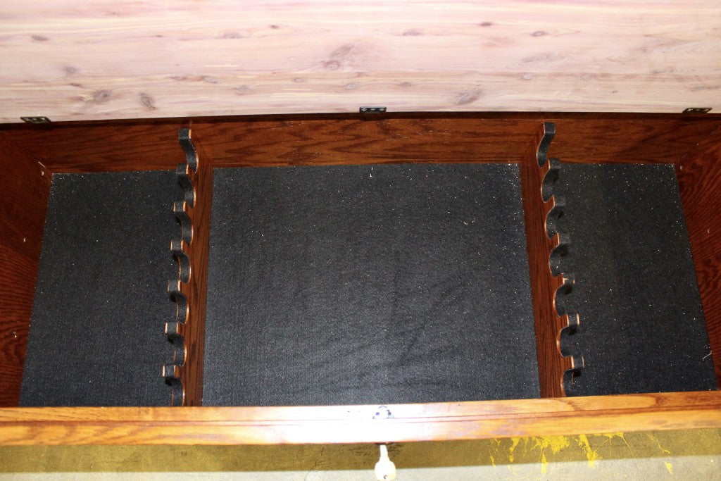 Gun Chest - Blanket Chest from the Outside, Gun Cabinet Inside