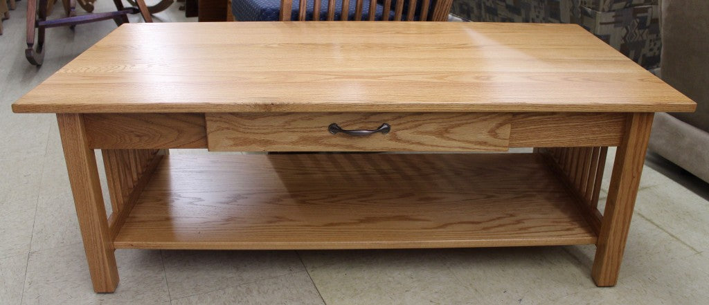 Mission Coffee Table w/ Drawer