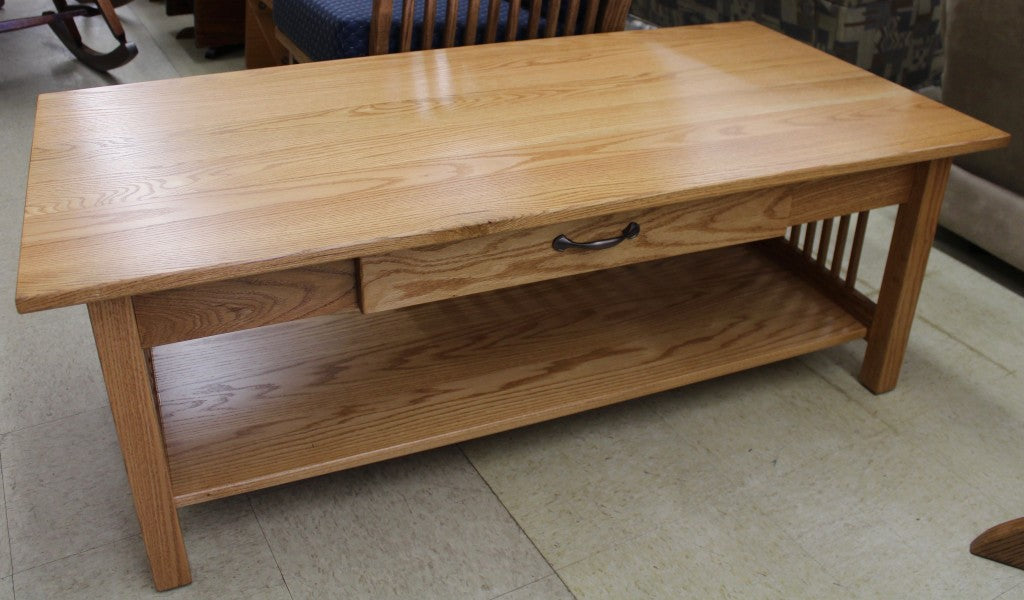 Mission Coffee Table w/ Drawer