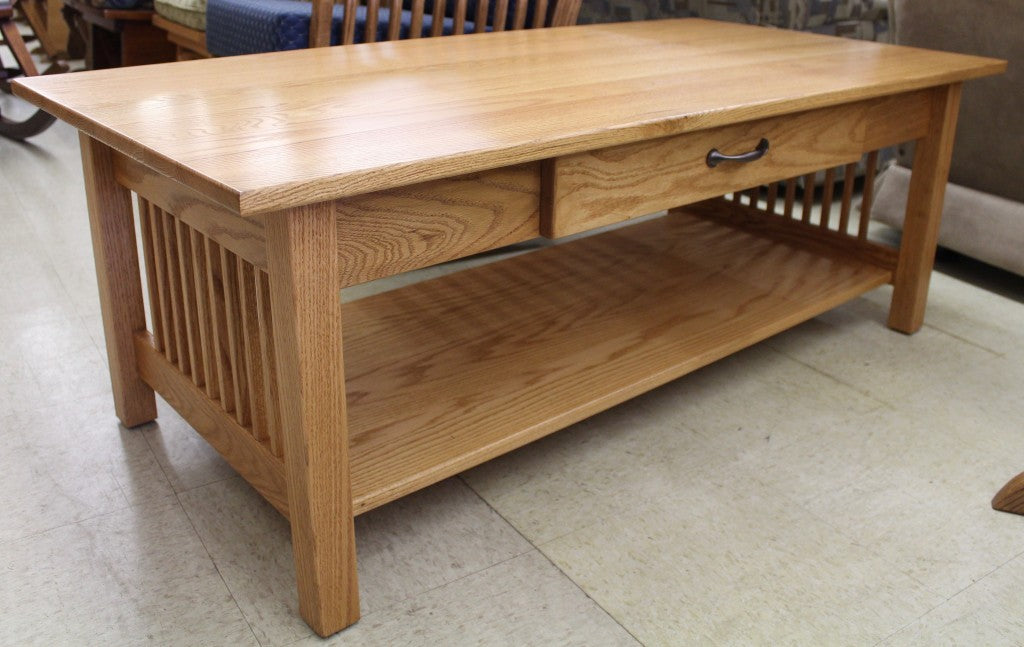 Mission Coffee Table w/ Drawer