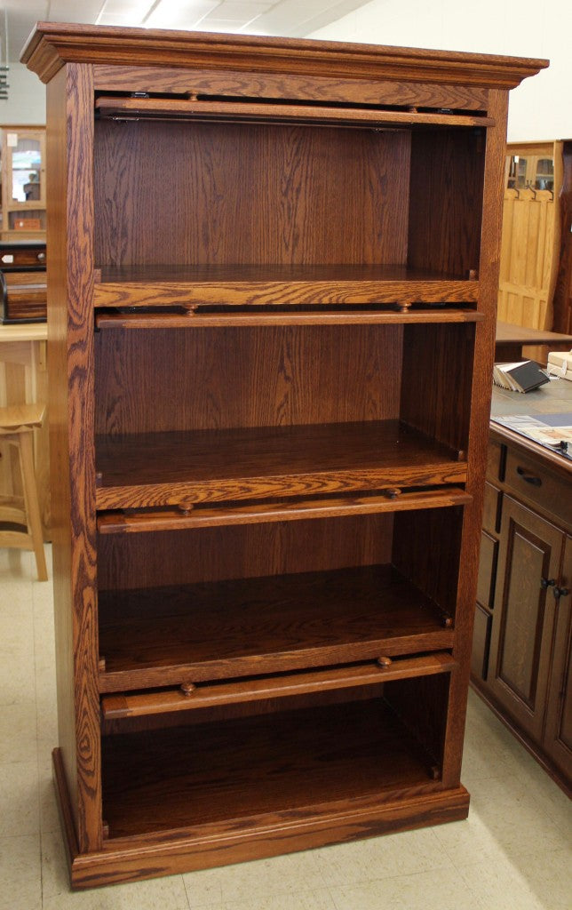4-Stack One Piece Barrister Bookcase