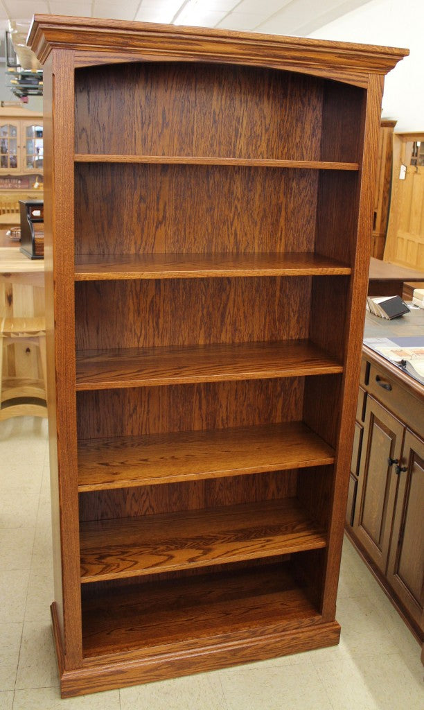 6′ Deluxe Traditional Bookcase [37 1/2″ Wide]