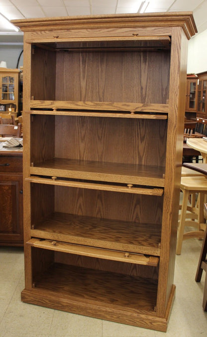 4-Stack One Piece Barrister Bookcase