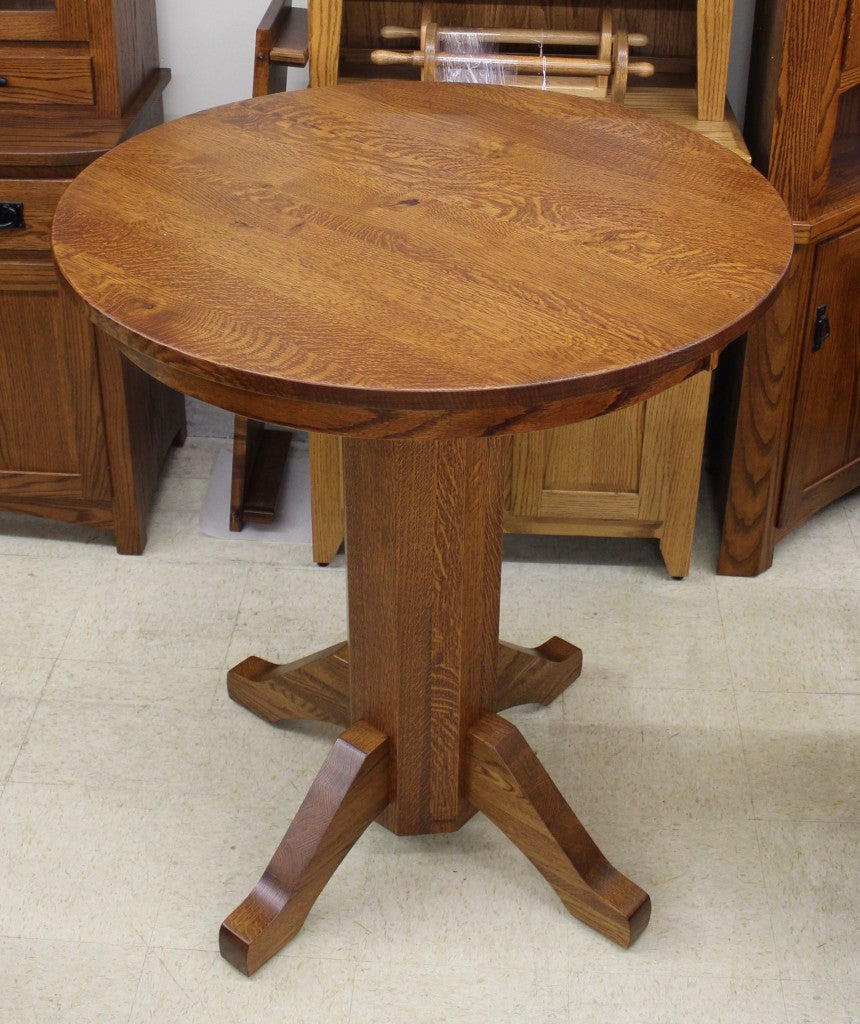 36″ Round Mission Gathering Table (42" Tall)