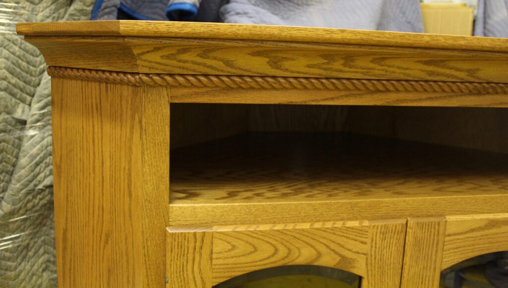 Deluxe Shaker Corner TV Stand