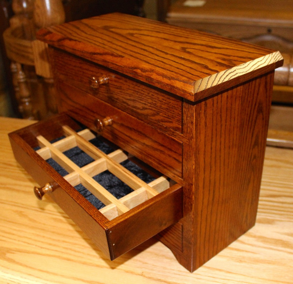 4 Drawer Shaker Jewelry Chest