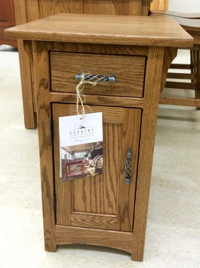 Mission 1-Door Chair Side Table