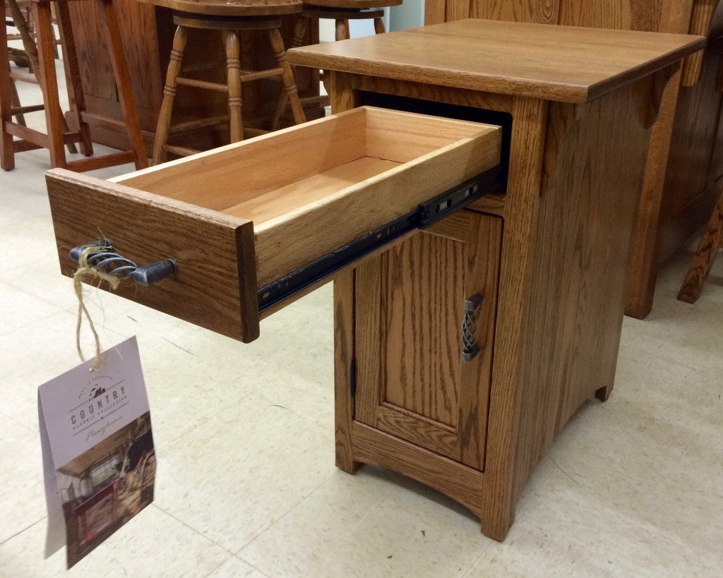Mission 1-Door Chair Side Table