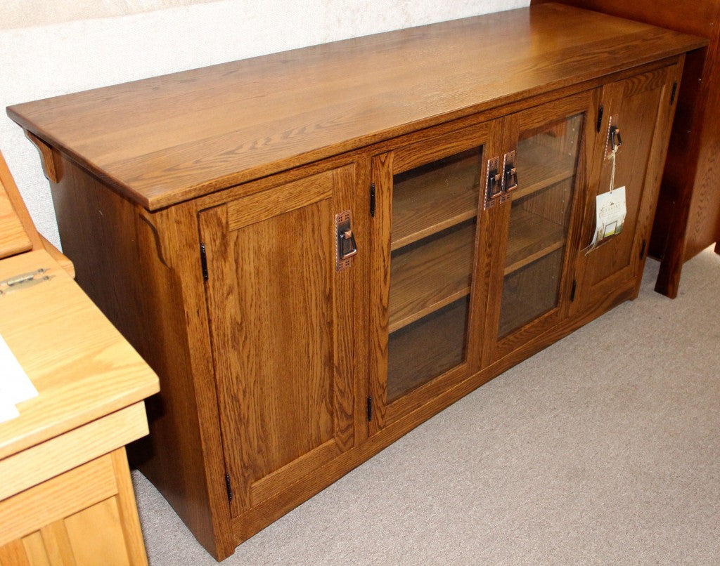62″ Mission TV Entertainment Center