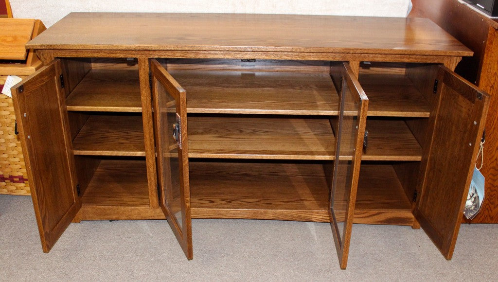62″ Mission TV Entertainment Center