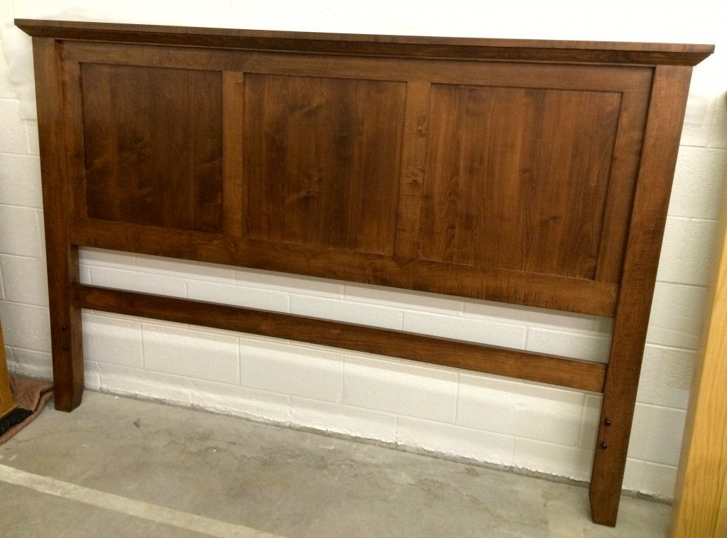 Crown Panel Bed with Low Footboard