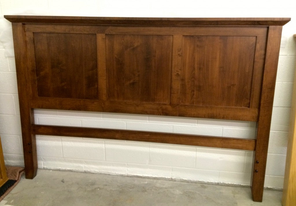 Crown Panel Bed with Low Footboard