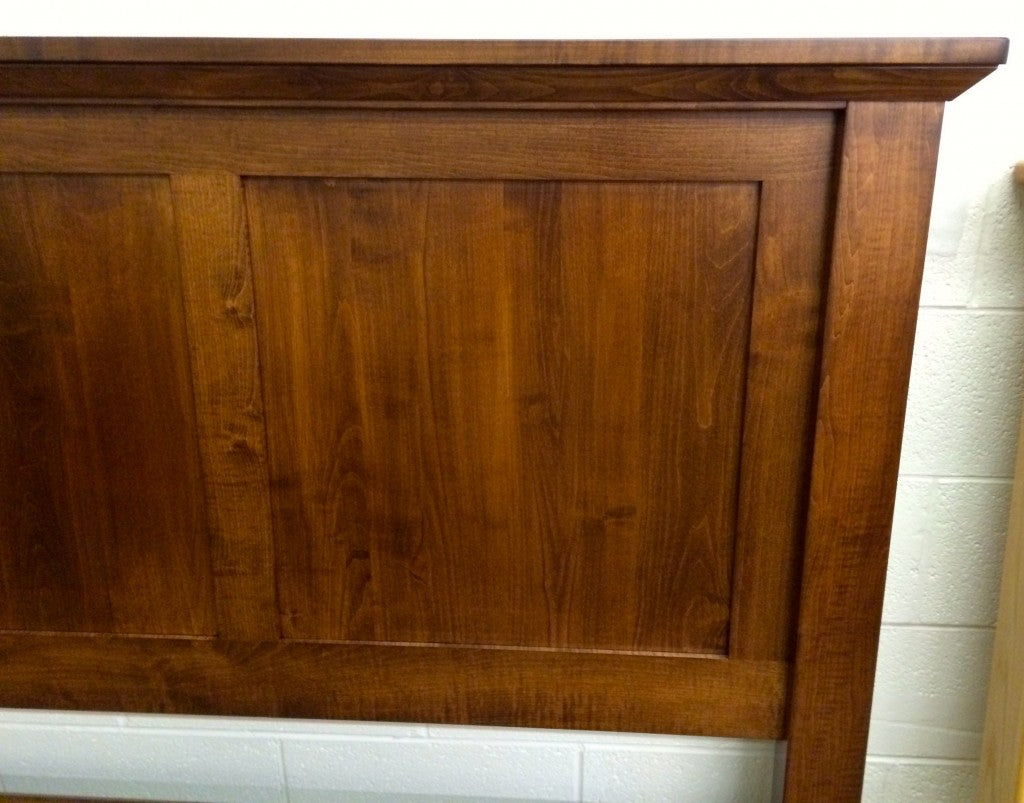 Crown Panel Bed with Low Footboard
