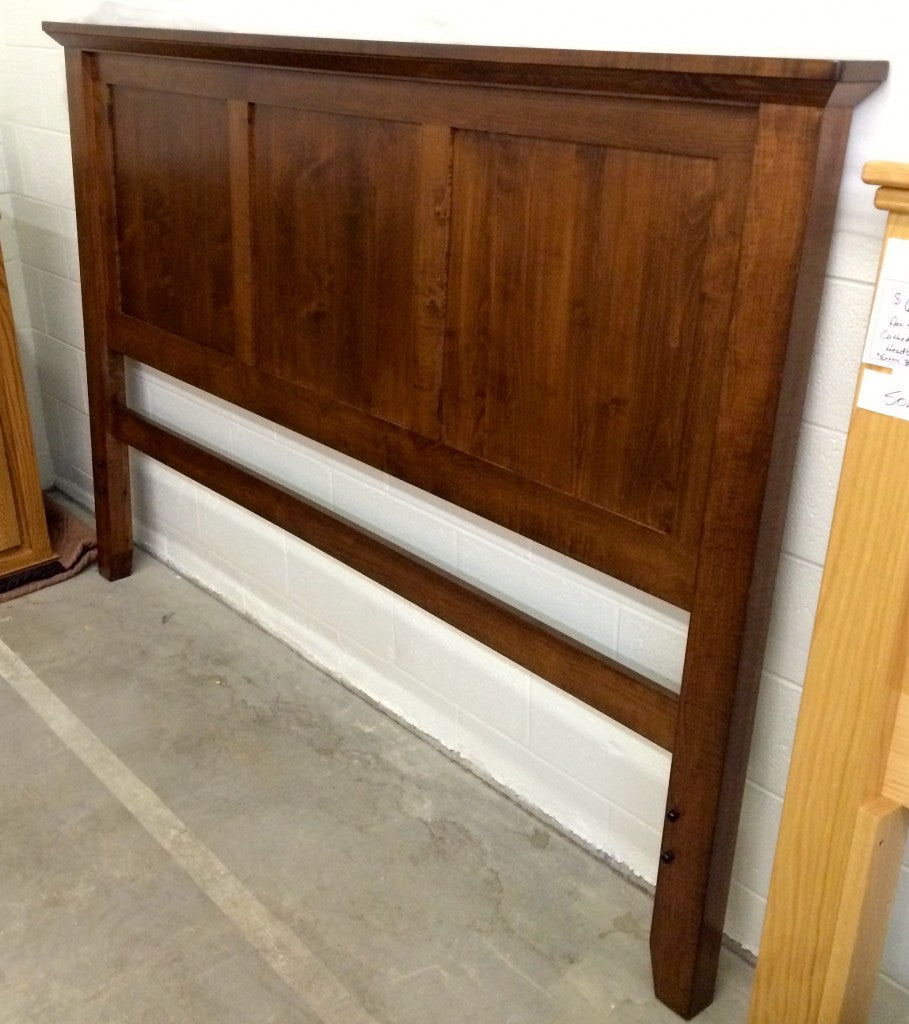 Crown Panel Bed with Low Footboard