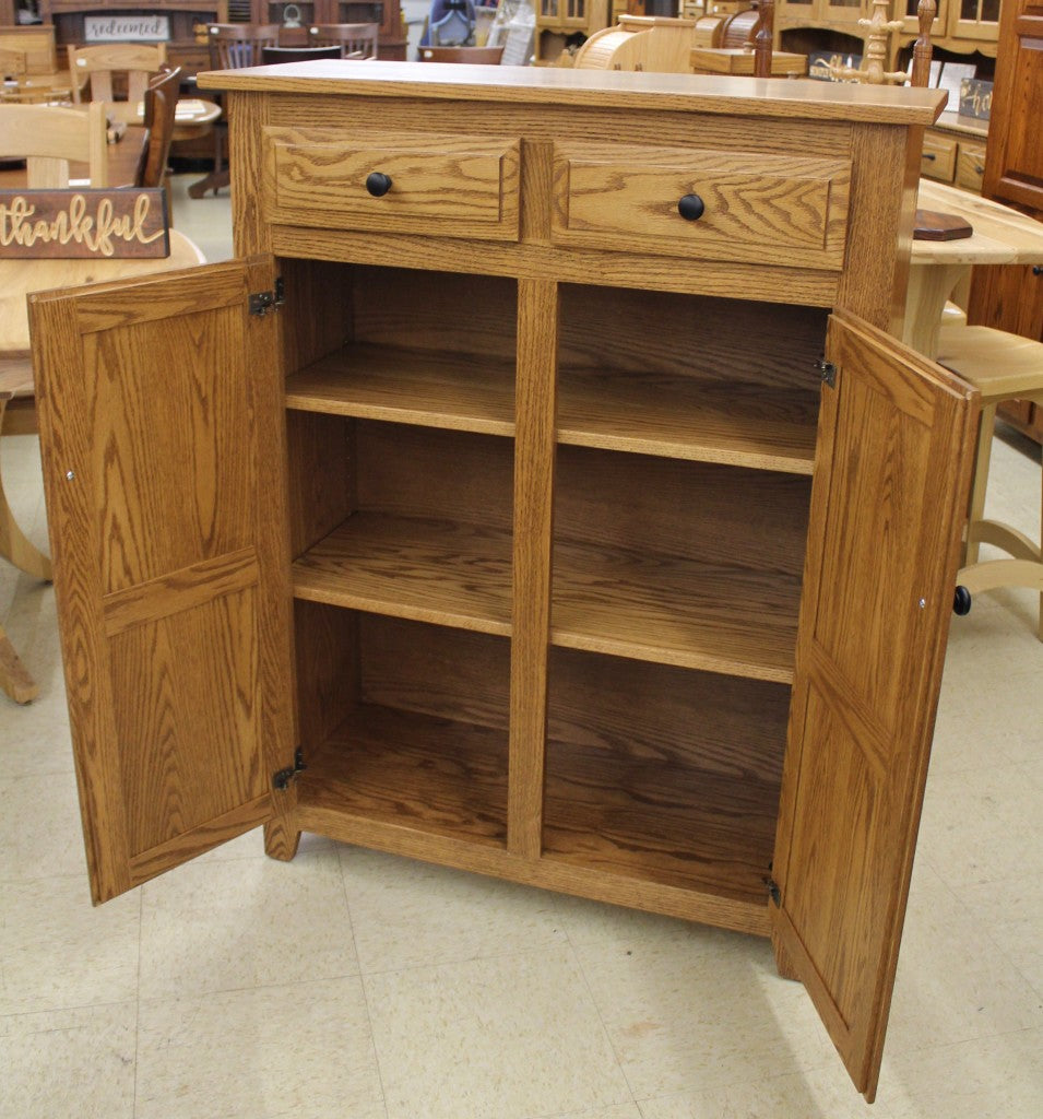Pie Safe with Wooden Raised Panel Doors