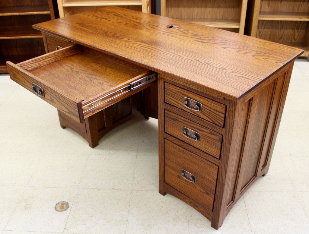 55″ Mission Executive Desk