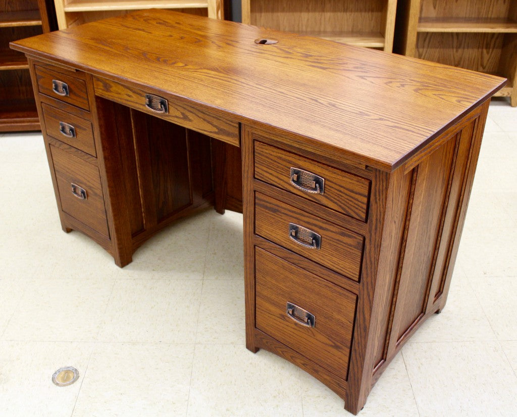 55″ Mission Executive Desk