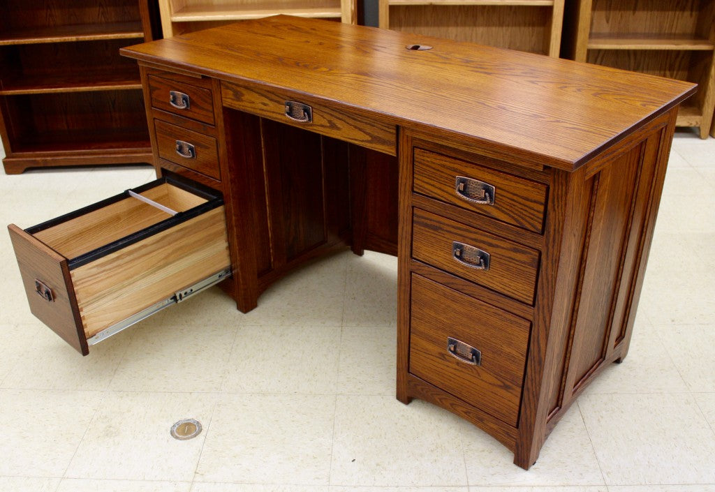 55″ Mission Executive Desk
