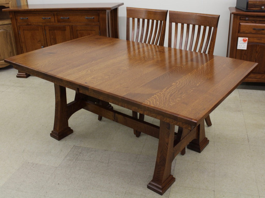 Christy Double Pedestal Table