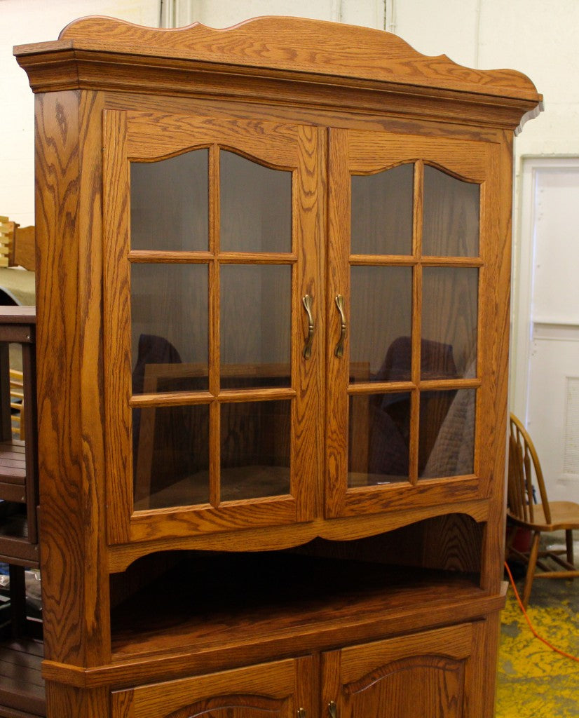 36″ Corner Country Hutch