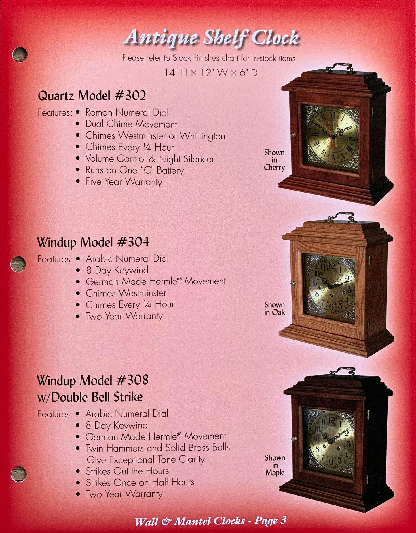Antique Shelf Clock