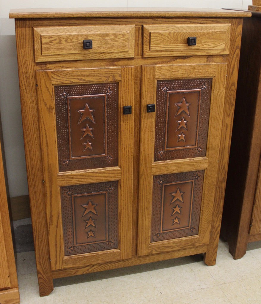 Pie Safe with Copper Tri-Star Panels