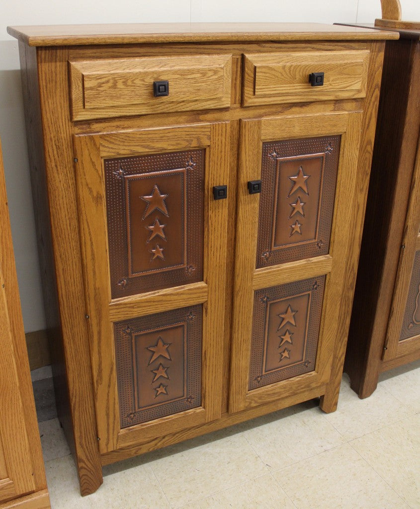 Pie Safe with Copper Tri-Star Panels