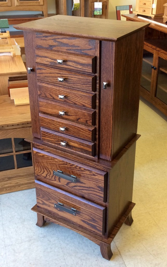 48″ Split Shaker Jewelry Armoire