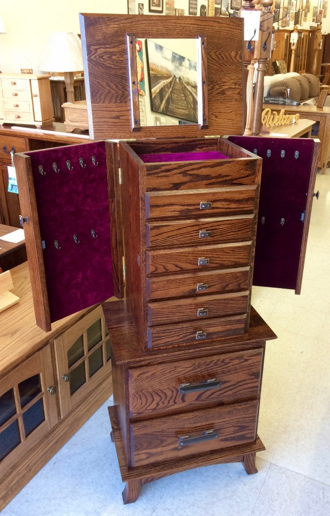 48″ Split Shaker Jewelry Armoire