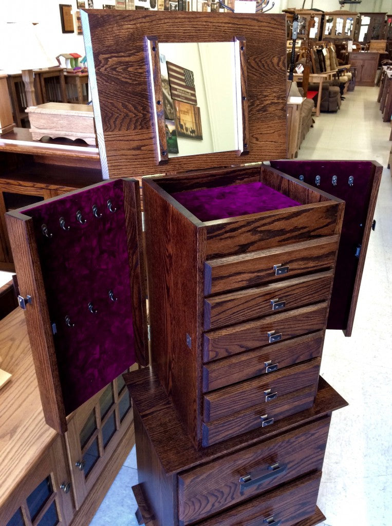 48″ Split Shaker Jewelry Armoire