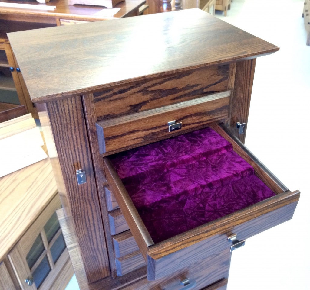 48″ Split Shaker Jewelry Armoire