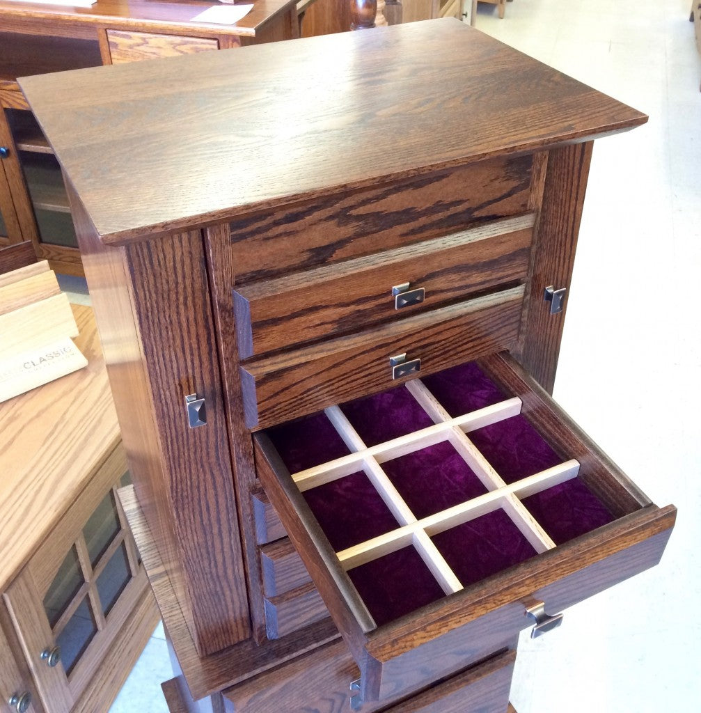 48″ Split Shaker Jewelry Armoire