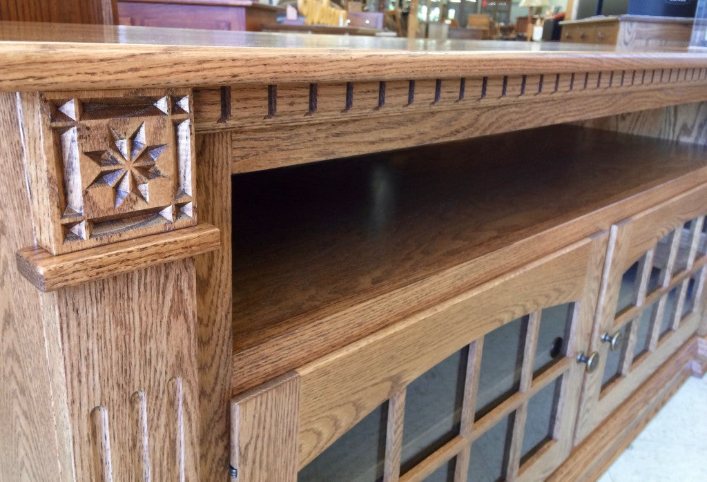 Deluxe 60″ TV Stand with Open VCR
