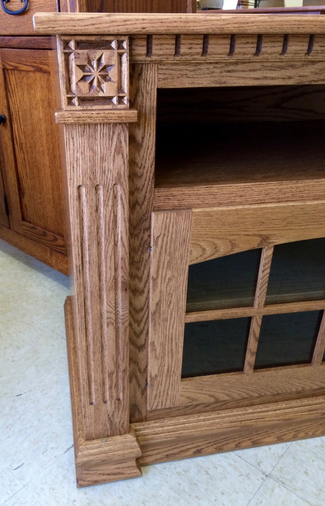 Deluxe 60″ TV Stand with Open VCR
