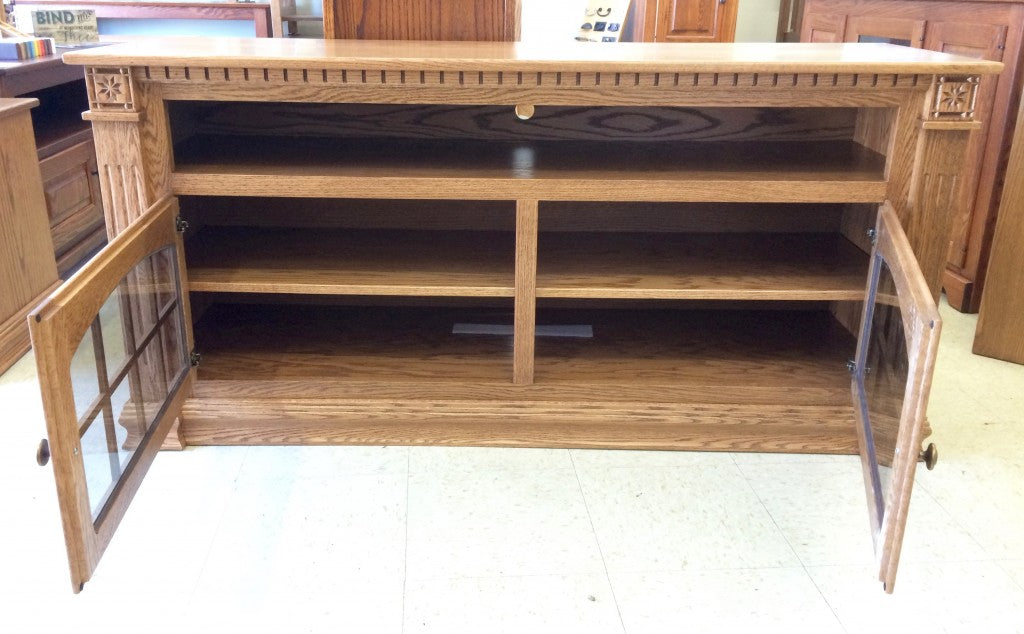 Deluxe 60″ TV Stand with Open VCR