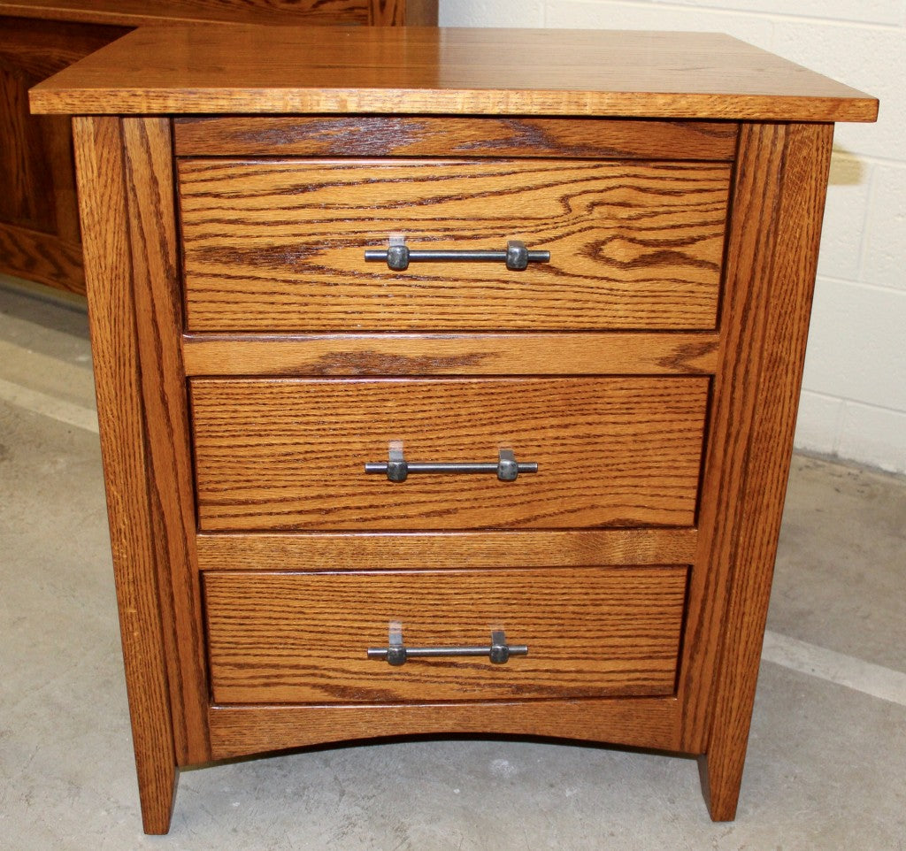 Modern Mission Night Stand with Jewelry Pullout
