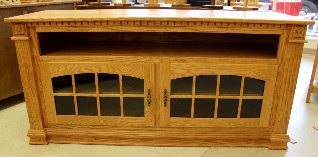 Deluxe 60″ TV Stand with Open VCR