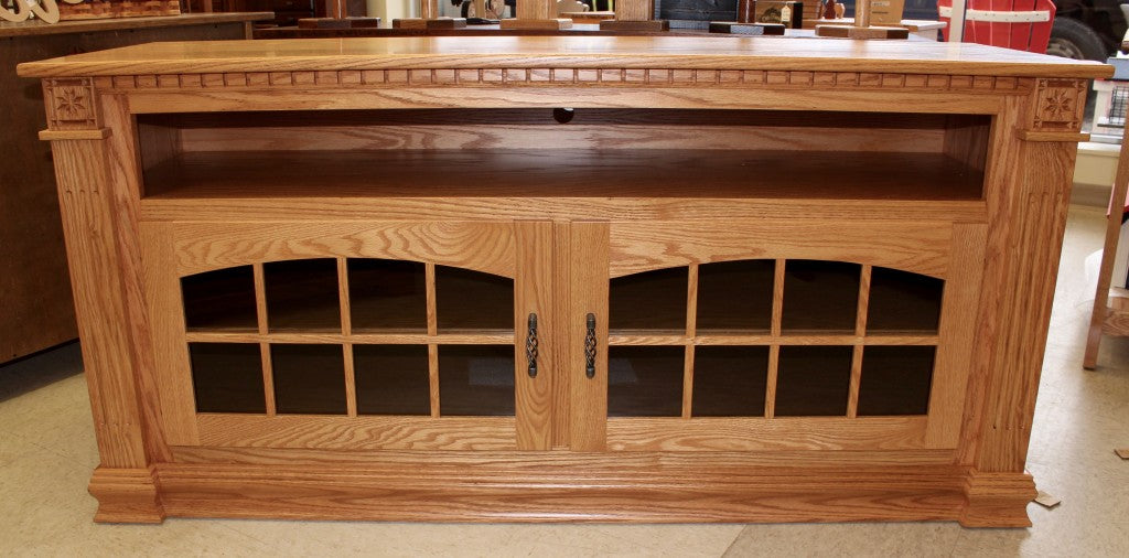 Deluxe 60″ TV Stand with Open VCR