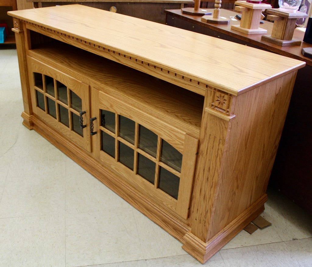 Deluxe 60″ TV Stand with Open VCR